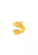 Buy MJ Jewellery MJ Jewellery 916 22K Gold Dragon Ring C46 2024