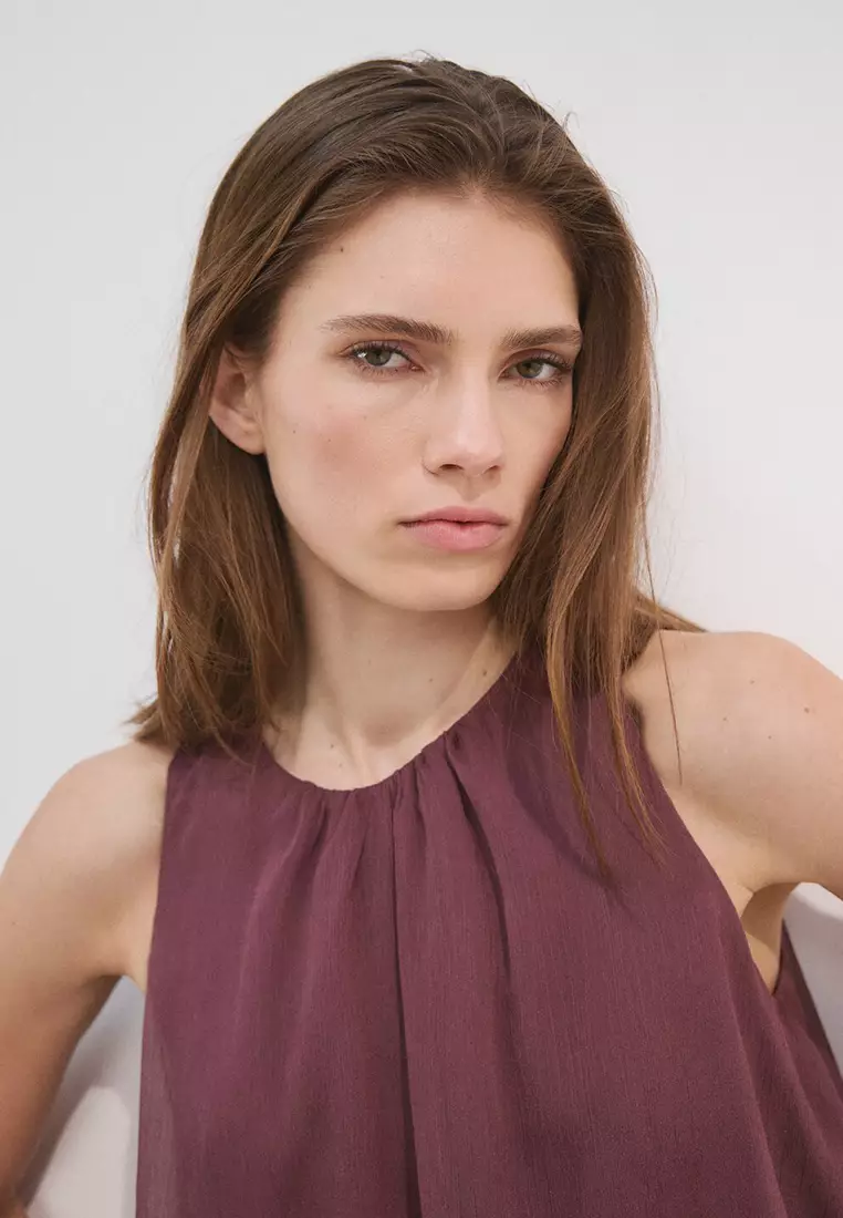Ruffled Draped Dress