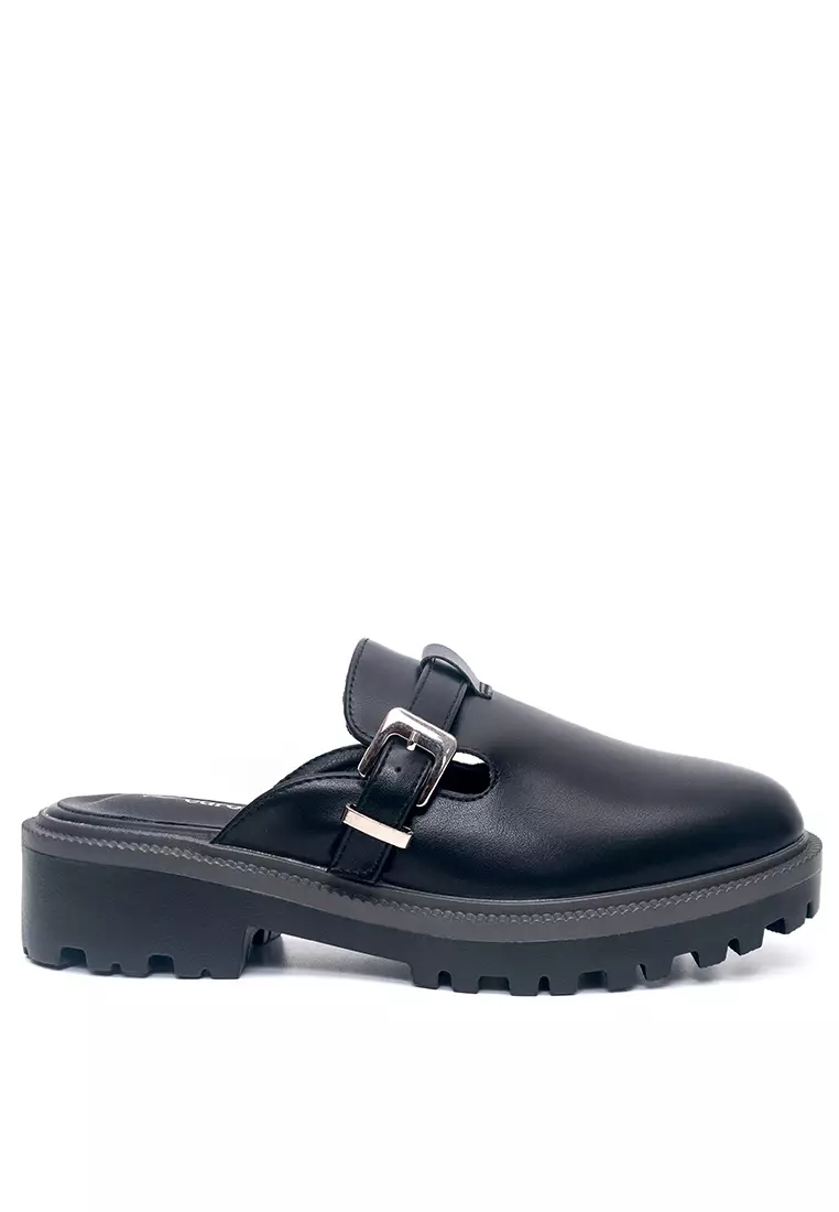 Cameron Platform Clogs in Black