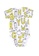 Berrytree Organic yellow Baby Bodysuit: Alphabets yellow 4EAC8KAE235200GS_2