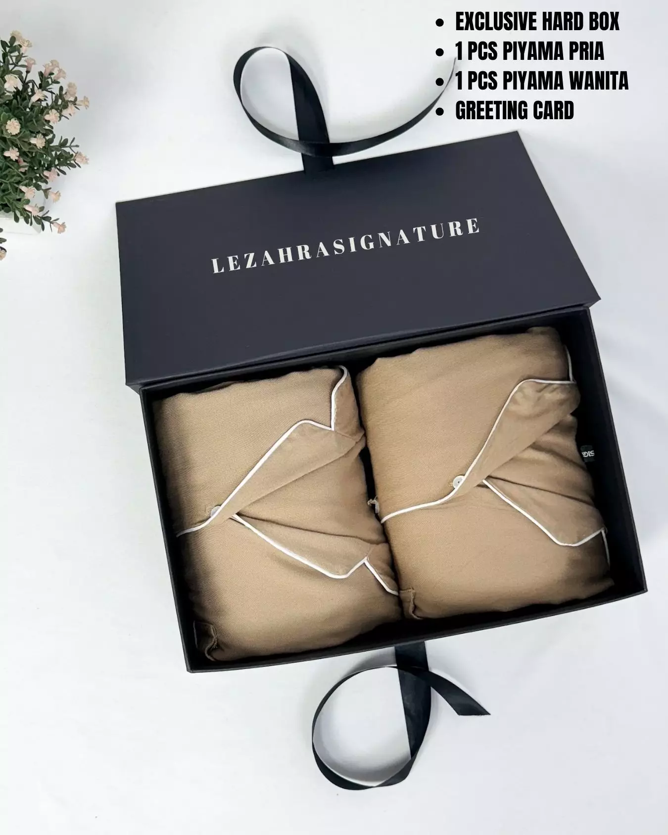 Piyama Couple BROWN Gift Box Series 