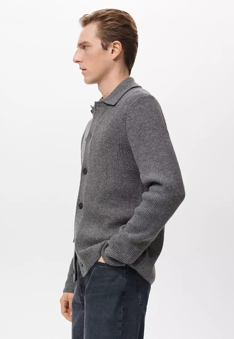 Ribbed Knit Cardigan