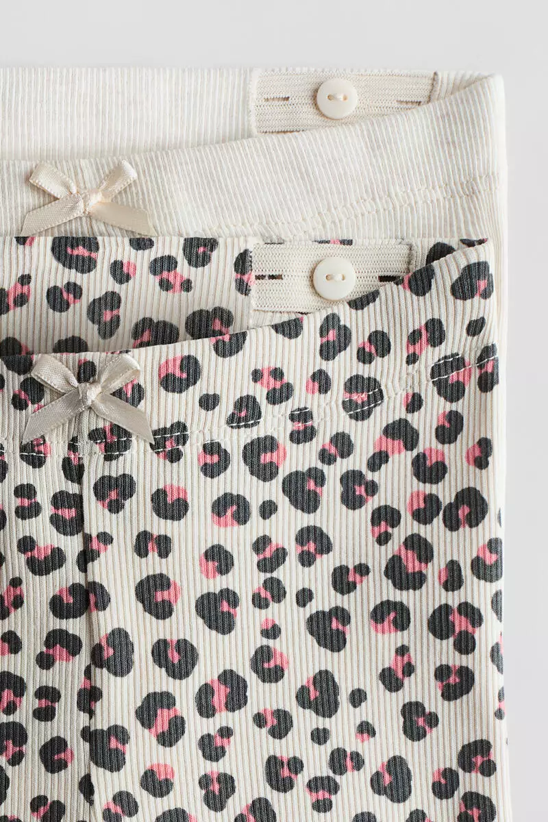 2-pack cotton leggings