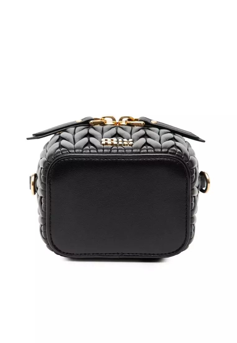Pre-Loved Miu Miu Micro Matelasse Nappa Vanity Crossbody