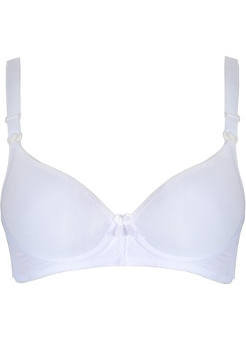 Shades Spots Full Cup Bra-White