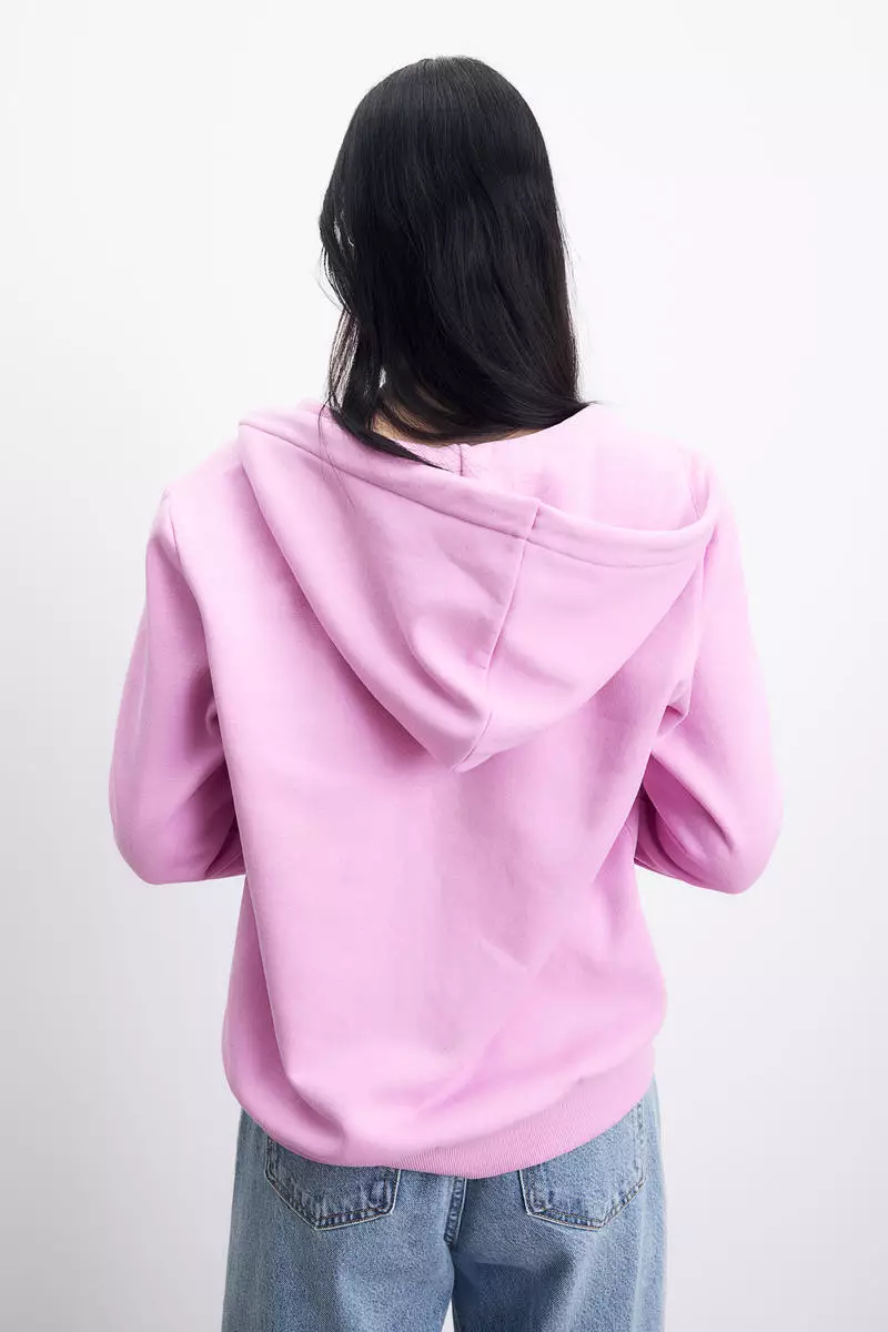 Zip-through hoodie
