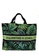 EGLANTINE black and green EGLANTINE® X 2D4O® - "Staycation Bag" Wrinkle Free Canvas Tote Bag F4A58ACB96D558GS_6