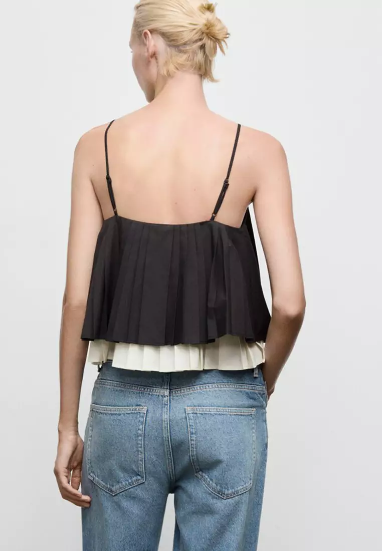 Pleated Combined Top