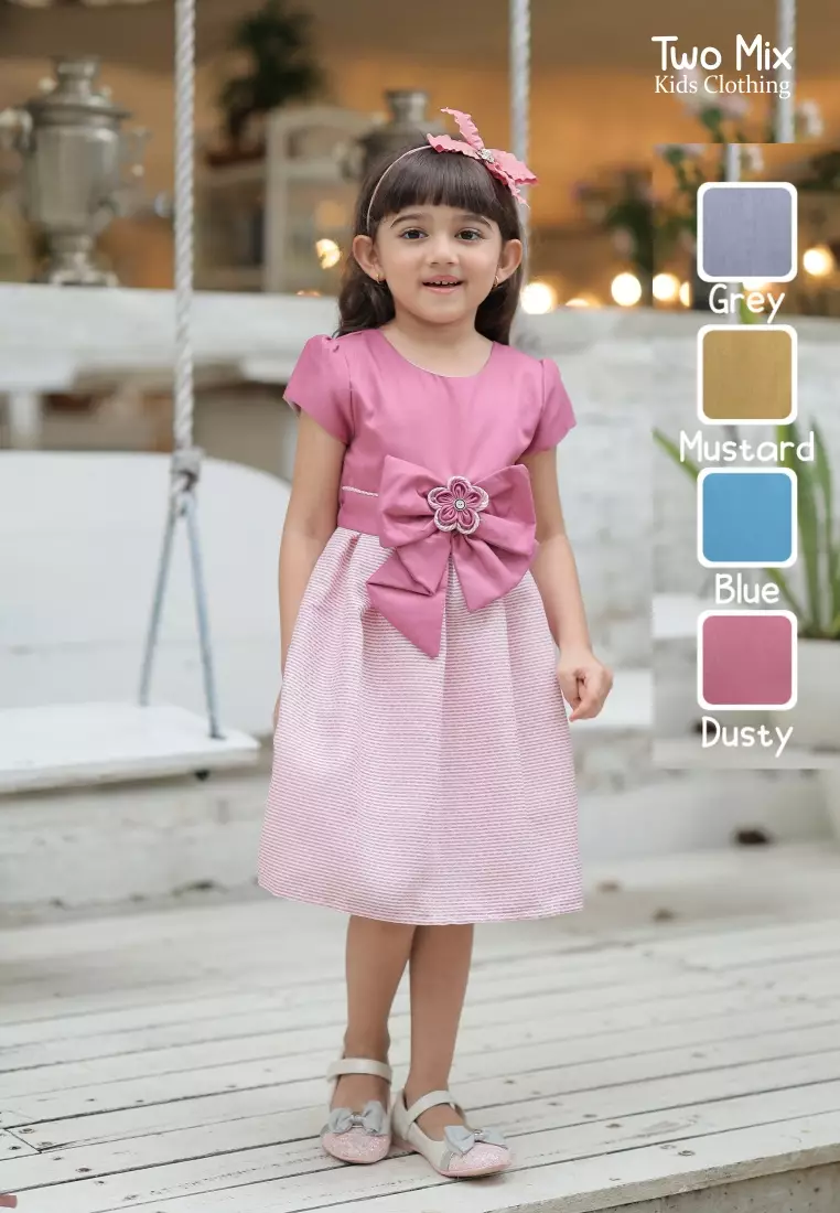 Two Mix - Dress Anak Perempuan - Baju Anak Cewek 1-12 Tahun 4337