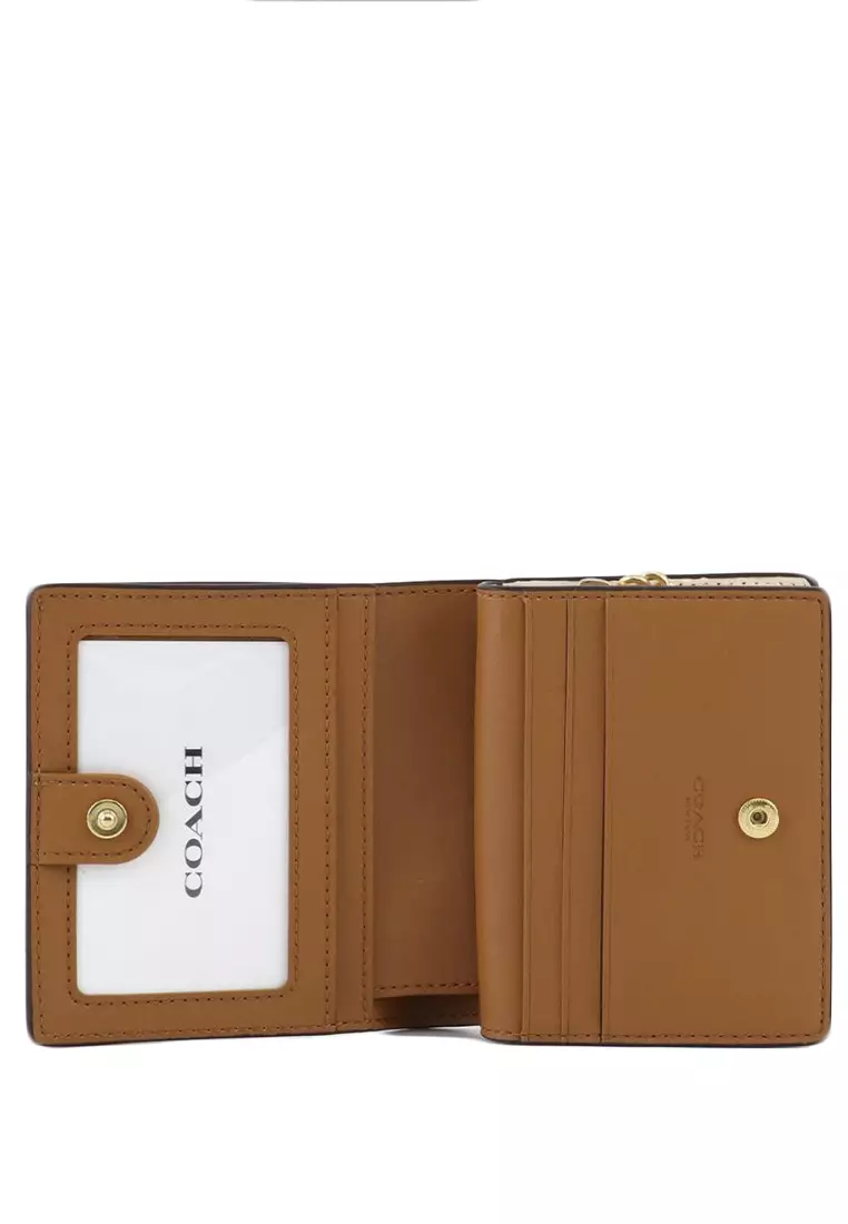 Coach small snap wallet deals