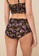 MARKS & SPENCER black M&S High Rise Floral Knicker Shorts 4F04BUS8CA9665GS_4