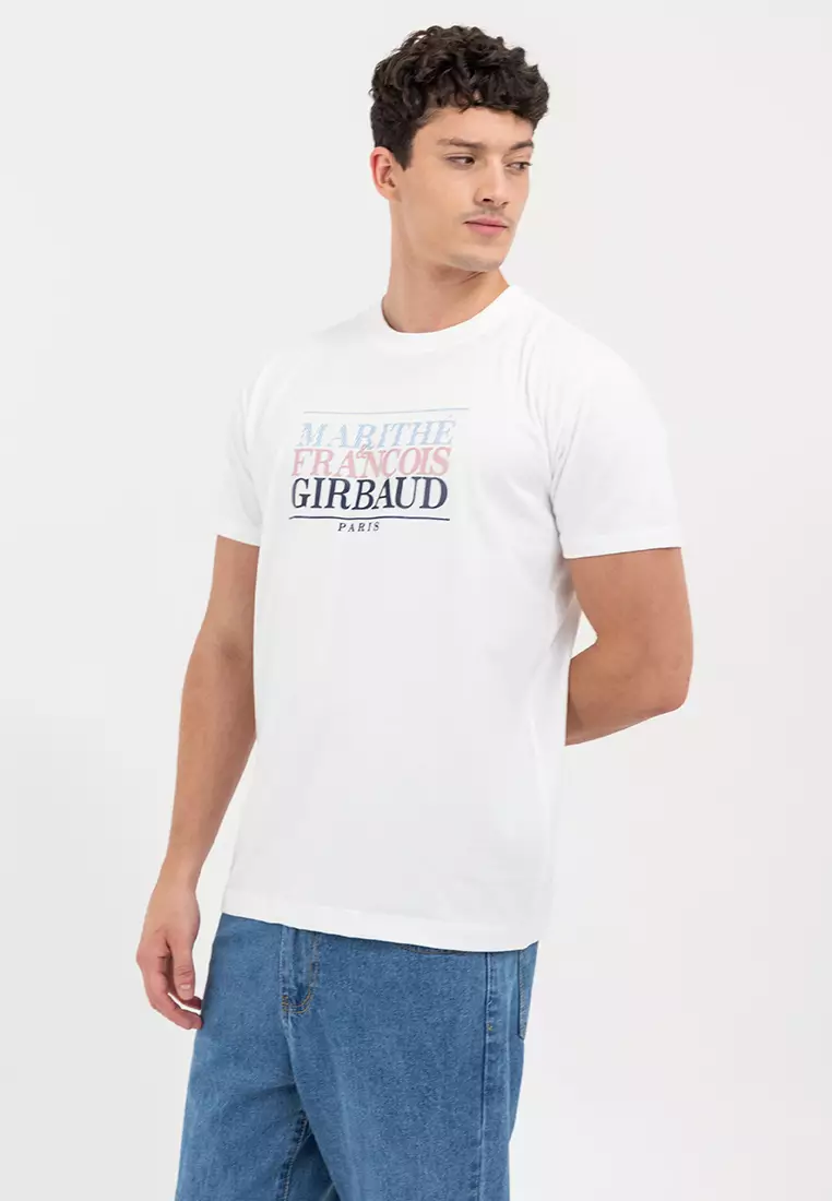 Men's OG Tri Paris Tee White