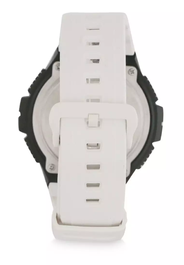 Casio Jam Tangan Pria - White Black - Resin - W-S220C-7BVDF