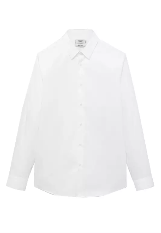 Slim Fit Cotton Suit Shirt