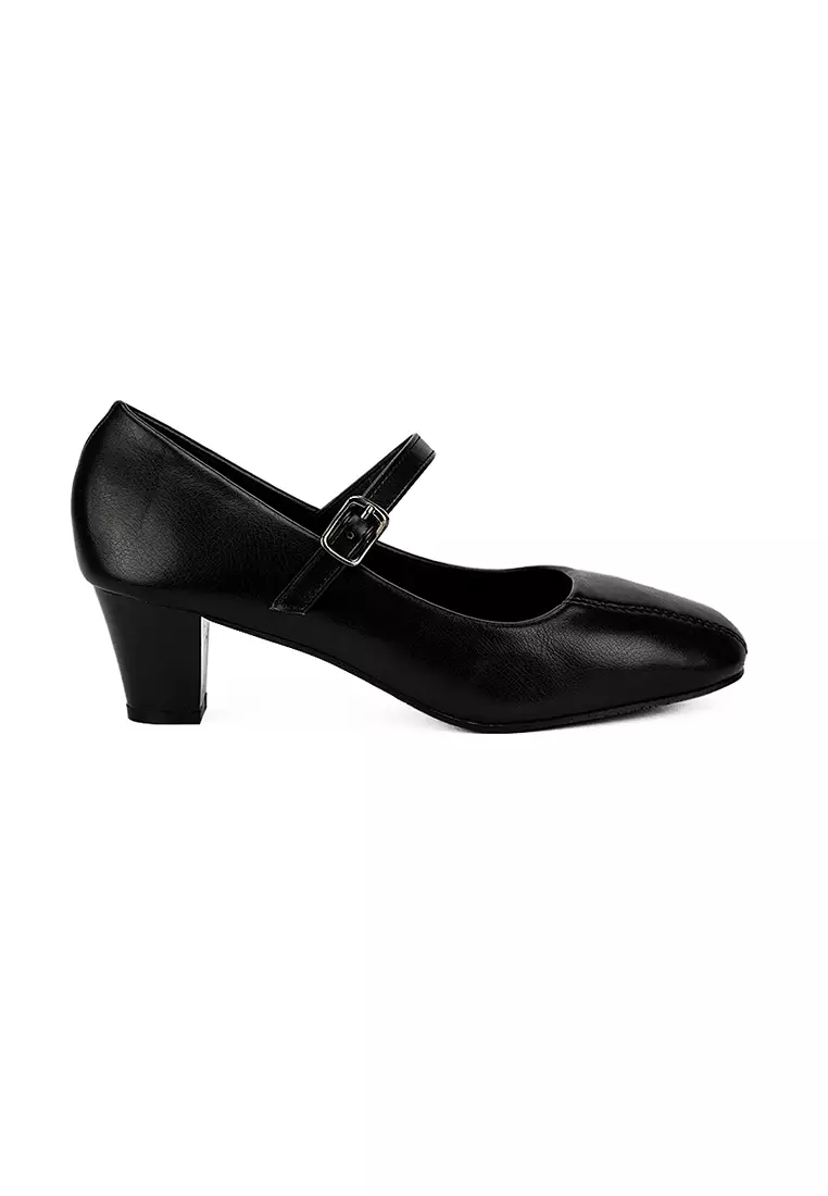 Women's College Pumps Shoes LW 23810 Black C24 C41
