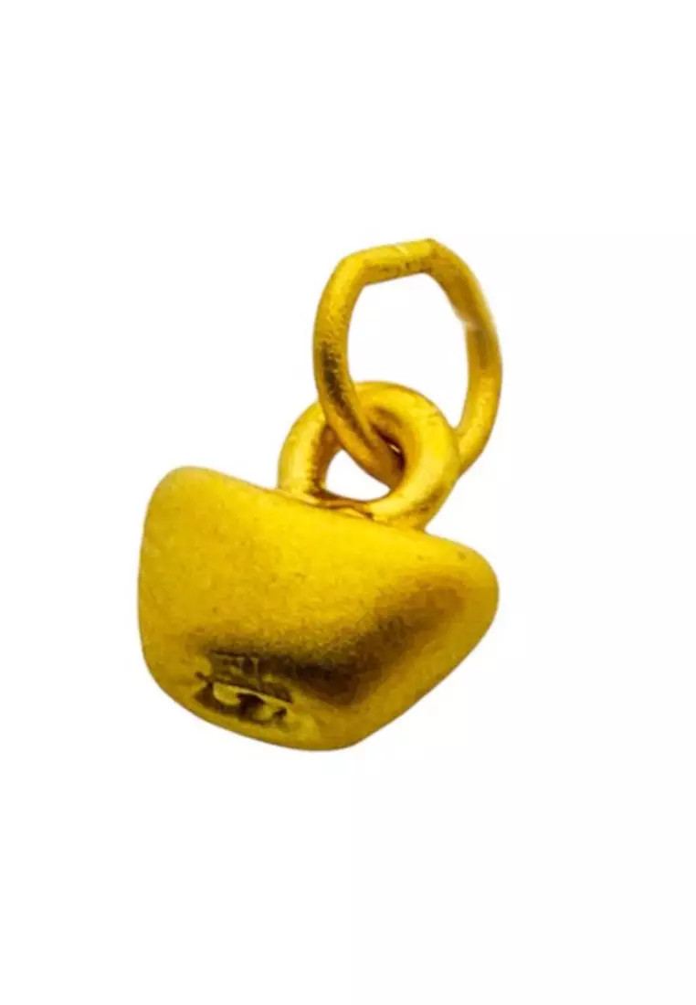 LITZ 999 (24K) Gold Pendant EP0371 (0.76g+/-)