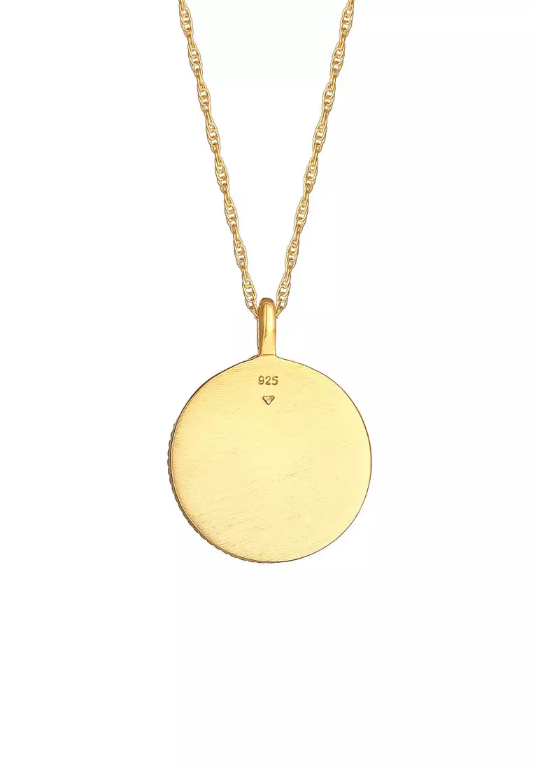 Zodiac Sign Libra Gold Plated Necklace