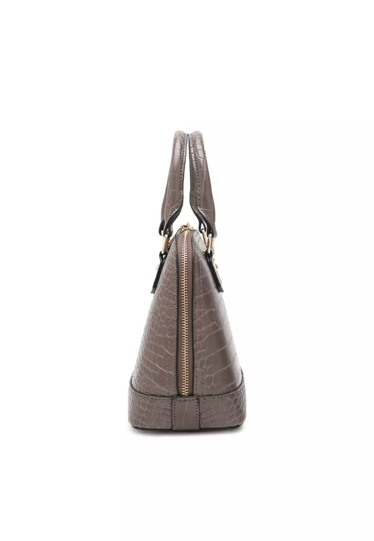 Women's Top Handle Bag / Sling Bag / Crossbody Bag - Grey