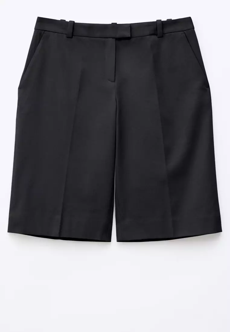 Tailored Knee-Length Shorts