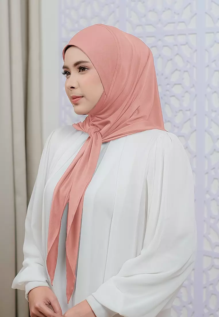 HIJAB INSTAN LUNA - PEACH