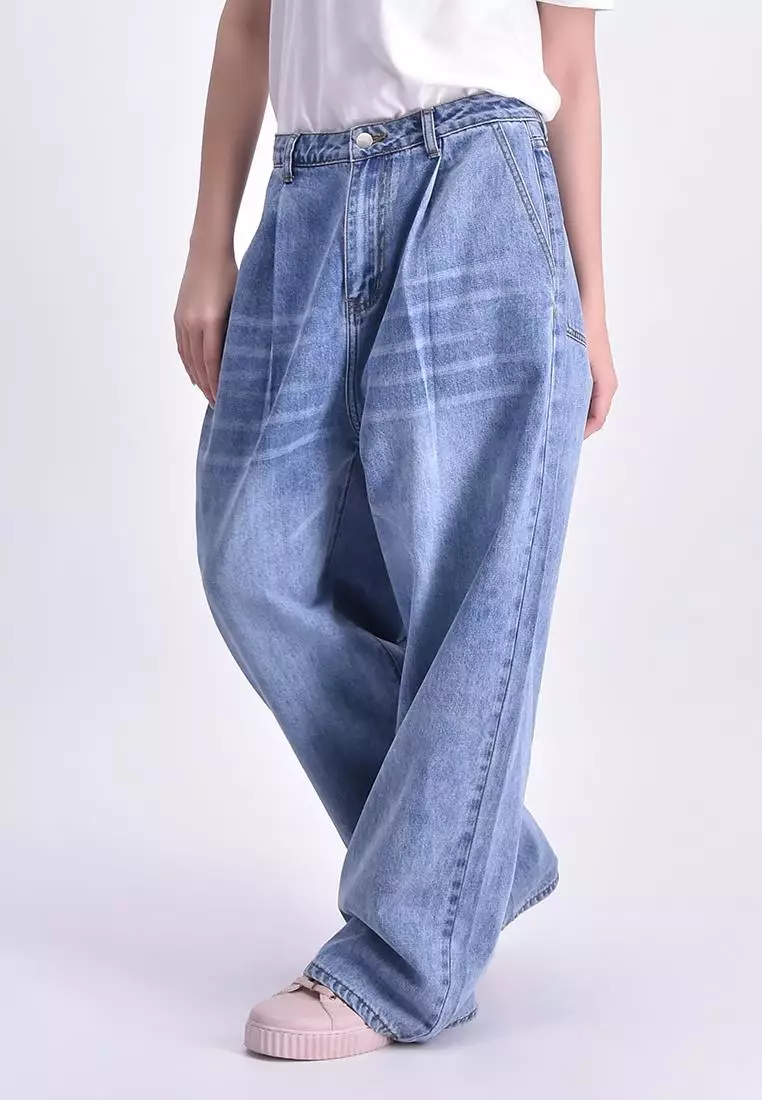Women's Straight Baggy Pants
