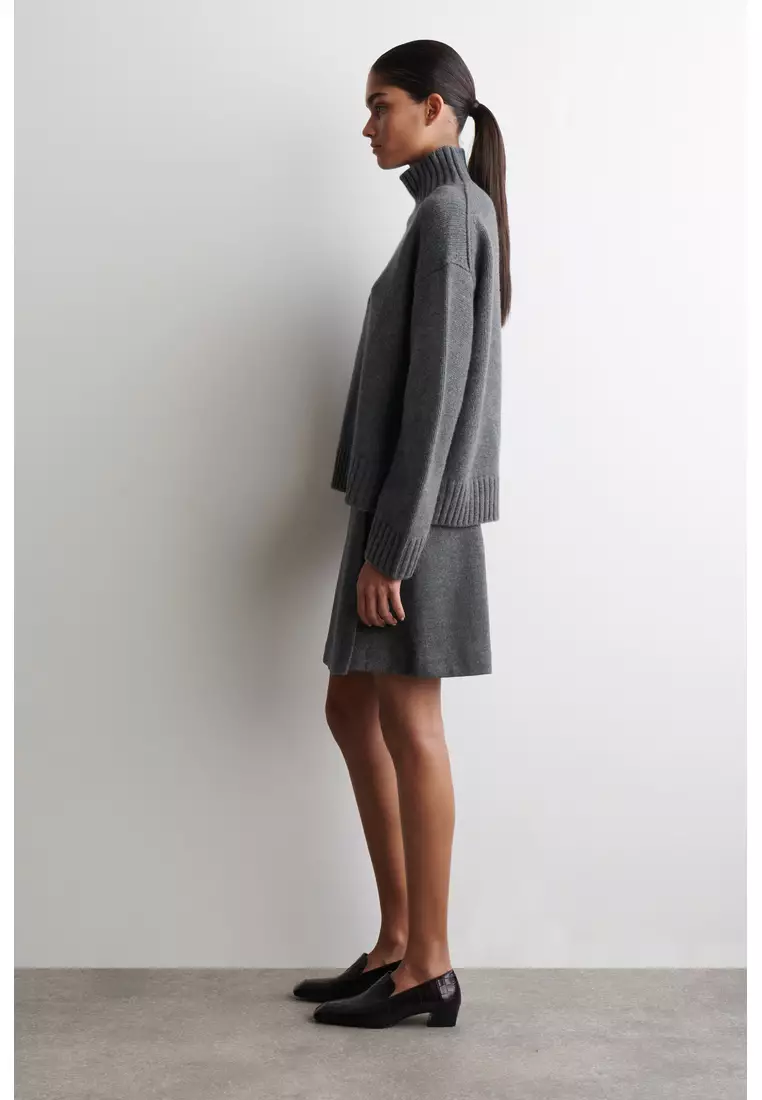 Buy COS BOILED MERINO WOOL MINI SKIRT 2026 Online | ZALORA