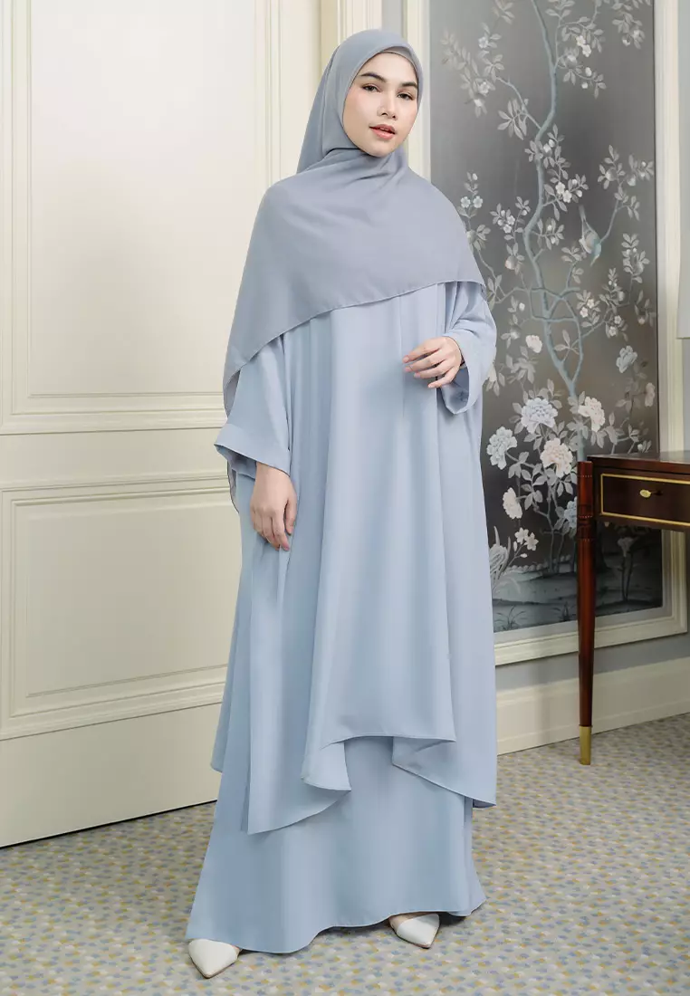 Haifa Tunik Set Blue Pastel