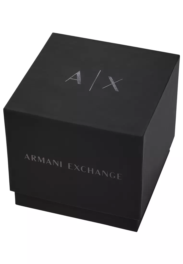 Armani Exchange Men's Chronograph Watch ( AX2460 ) - Quartz, Black Case, Round Dial, 22 MM Black Stainless Steel Band