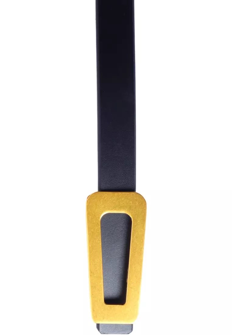 Black Belt Women - Women Leather Designer Belt -Gold Buckle Women belt in Full Grain Leather -Oxhide D12