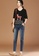 A-IN GIRLS black Fashion Pattern Crew Neck Sweater 64A46AA10A6164GS_4