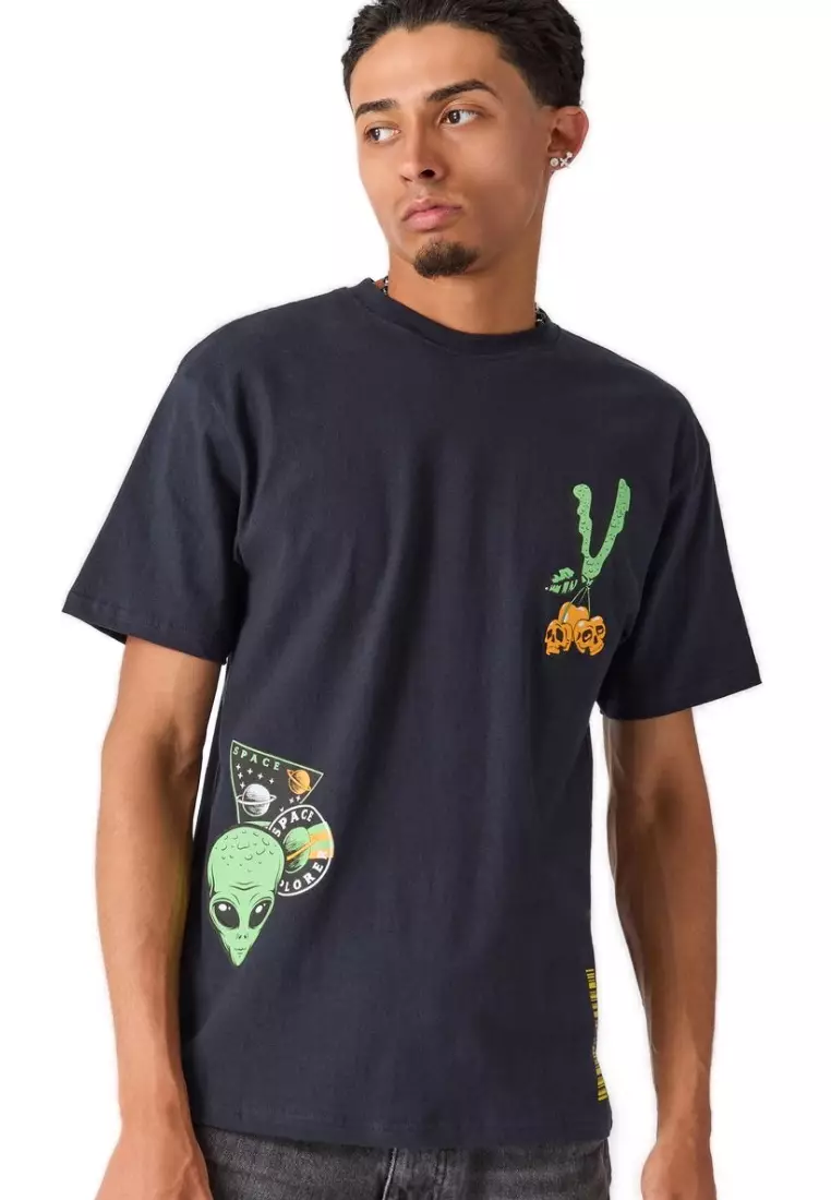 NYC Streetwear - Stack Cash Short Sleeves Tee - Black