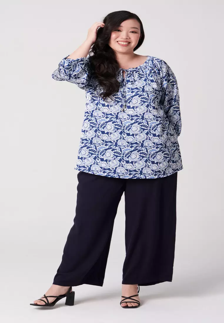 Buy MS. READ Ms. Read Printed Peasant Top Online | ZALORA Malaysia