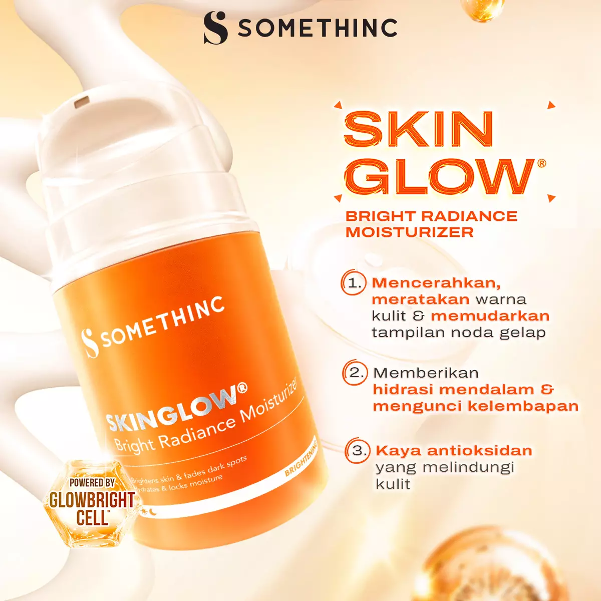 SOMETHINC SKINGLOW® Bright Radiance Moisturizer - 50ml