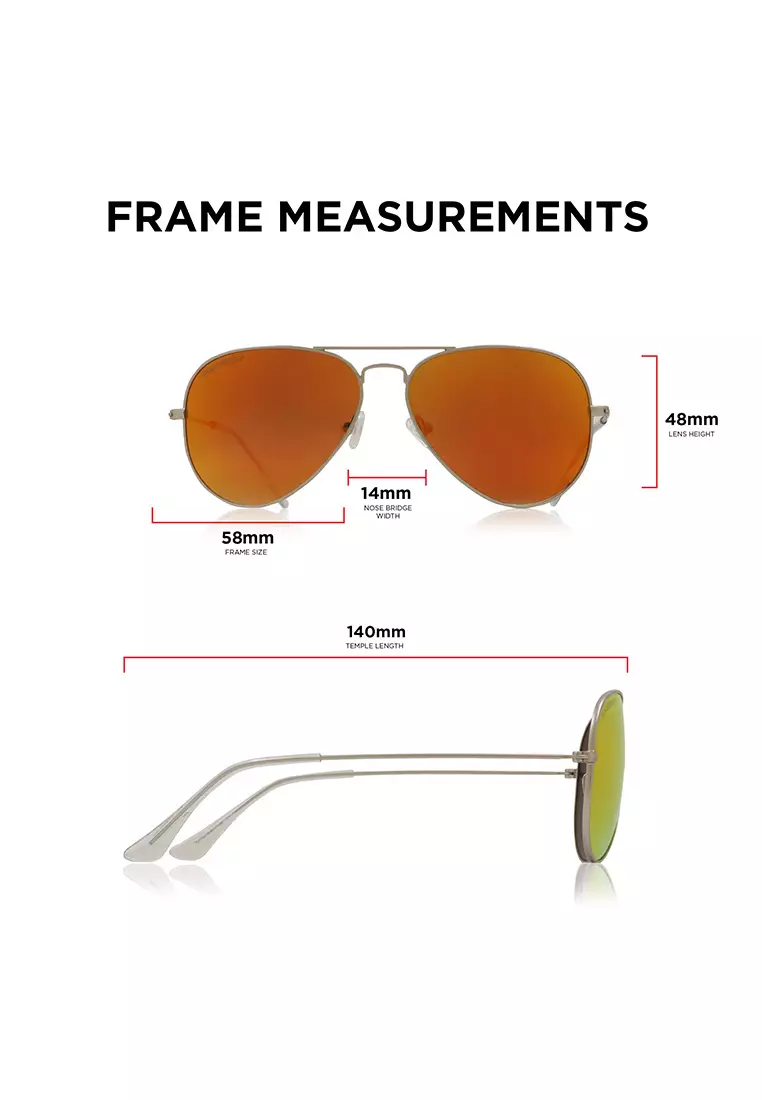 Airforce 3.0 Fashion HD Polarized Sunglasses Unisex #18-B12