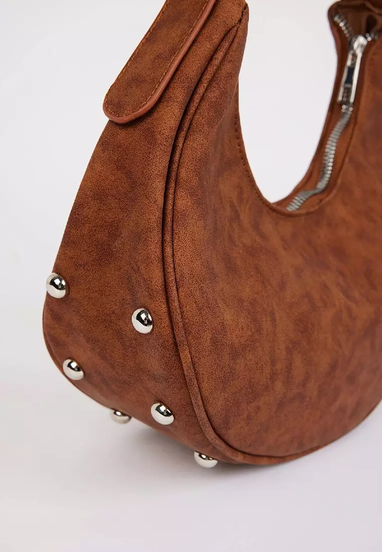 Eyelet Strap Shoulder Bag