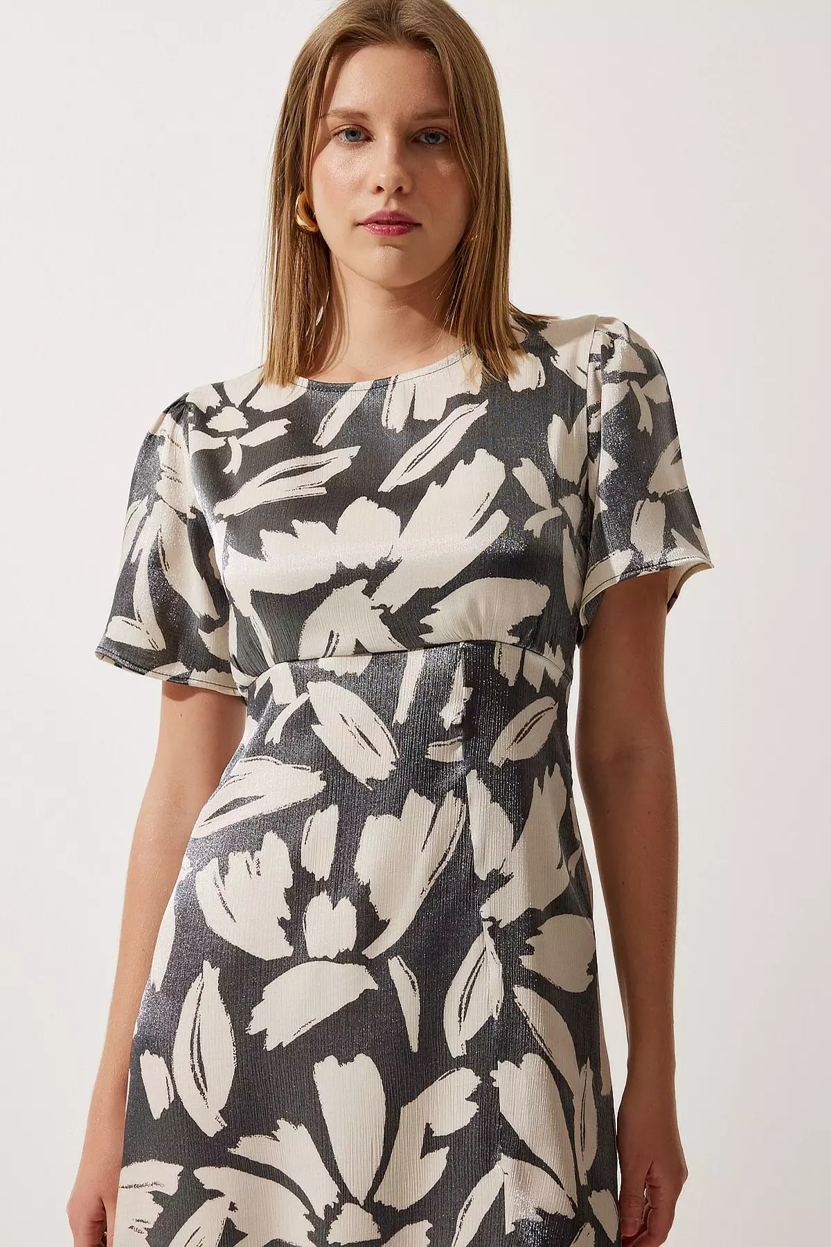 Printed Midi Dress