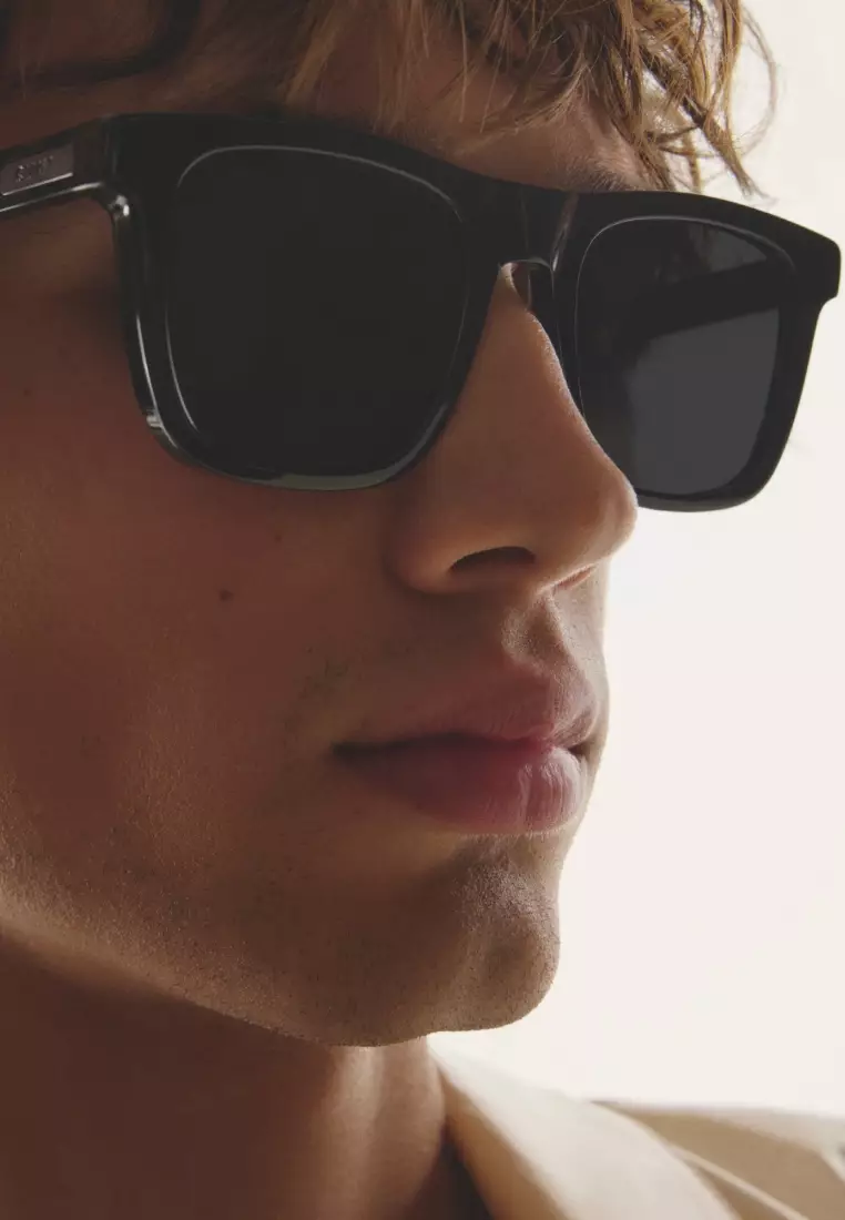 Flip Side Sunglasses - Black/Smoke Polarized