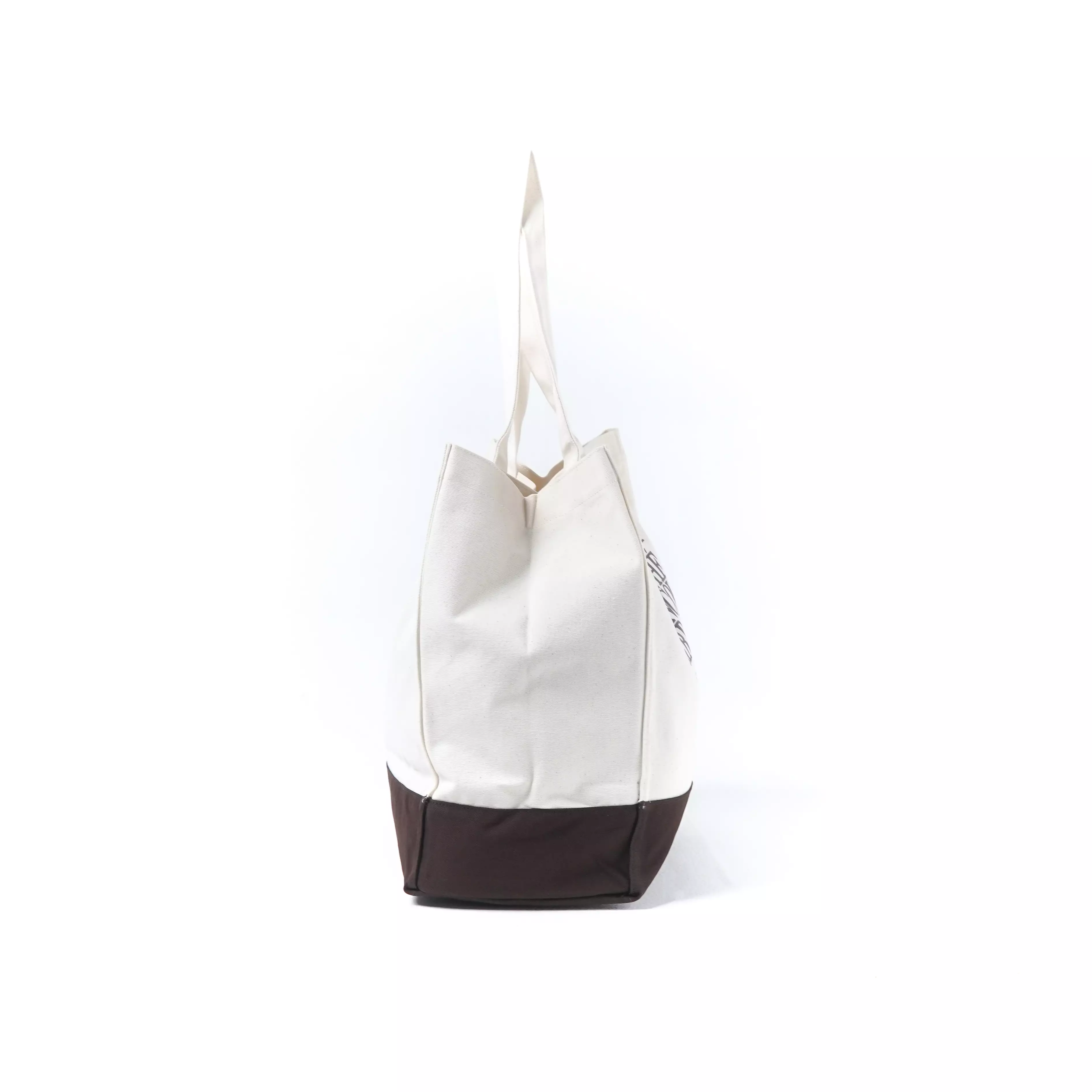 Tas MARITHE FRANCOIS GIRBAUD PARIS HALF DARK BROWN CREAM BIG SHOPPER BAG 100% ORIGINAL