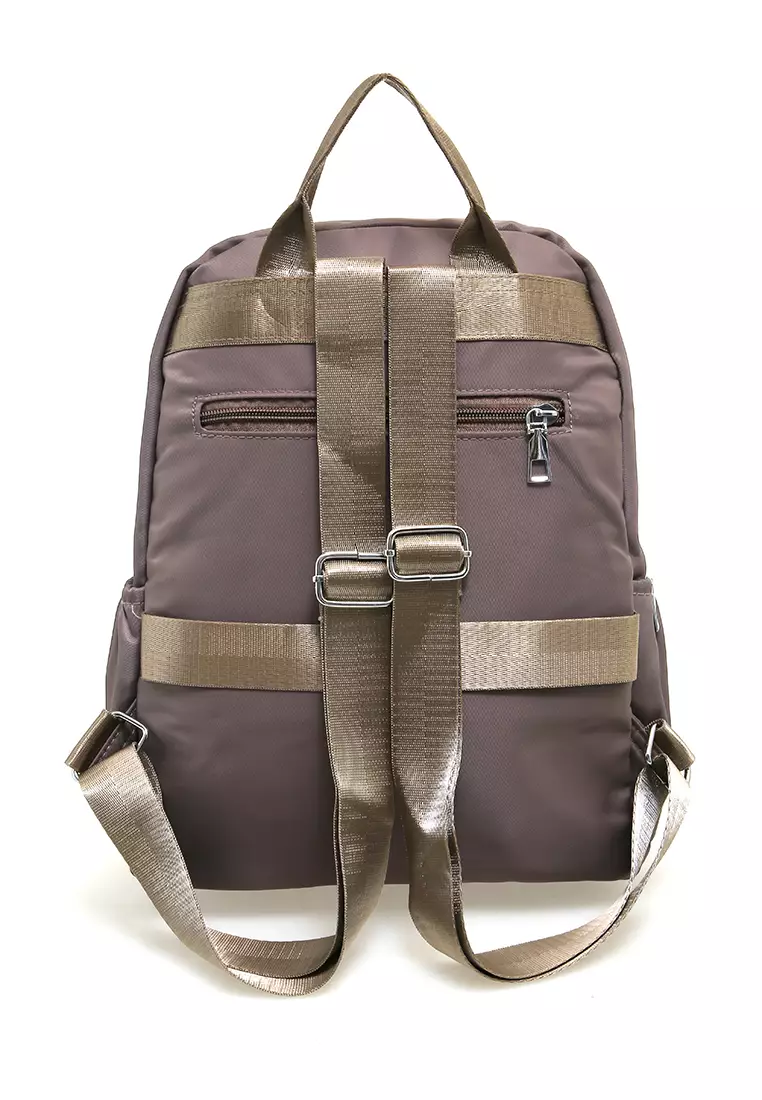 Karla Tas Ransel Wanita Anti Air Design Stylish High Quality - Abu-abu