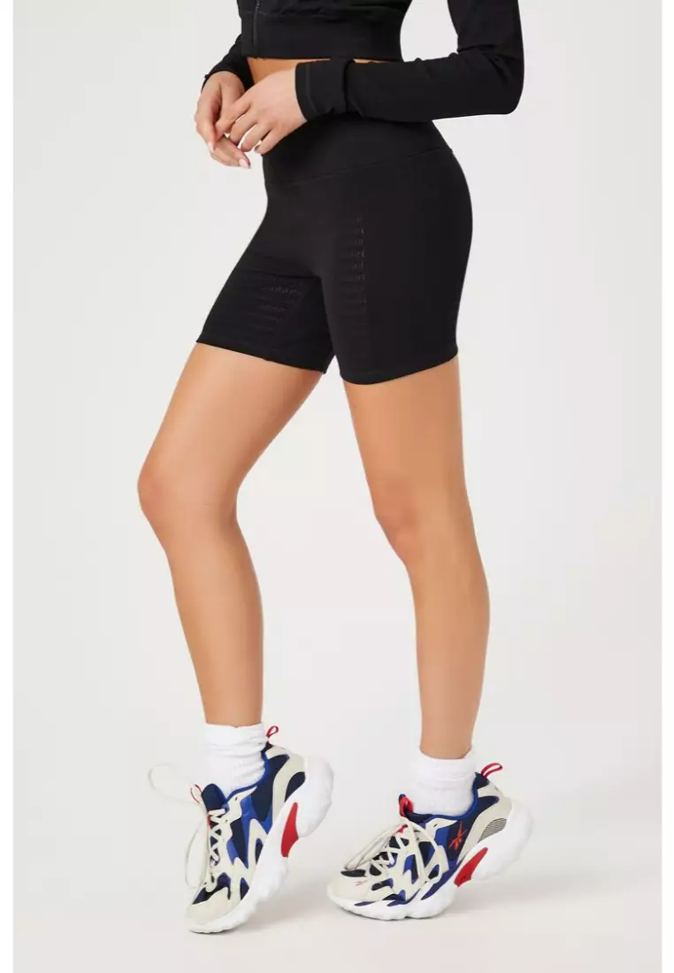 Black biker shorts forever 21 hot sale