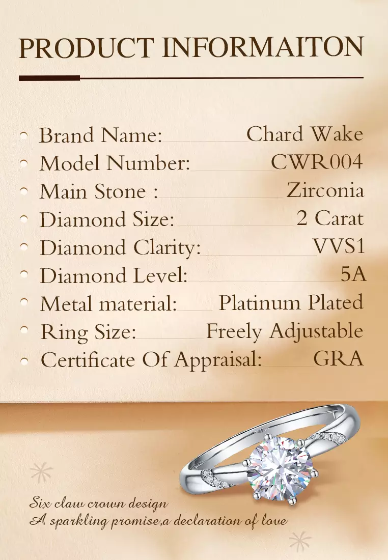 Cincin Wanita Original Aksesoris Cewek Aksesoris Adjustable Tunangan Jewellery Anti karat