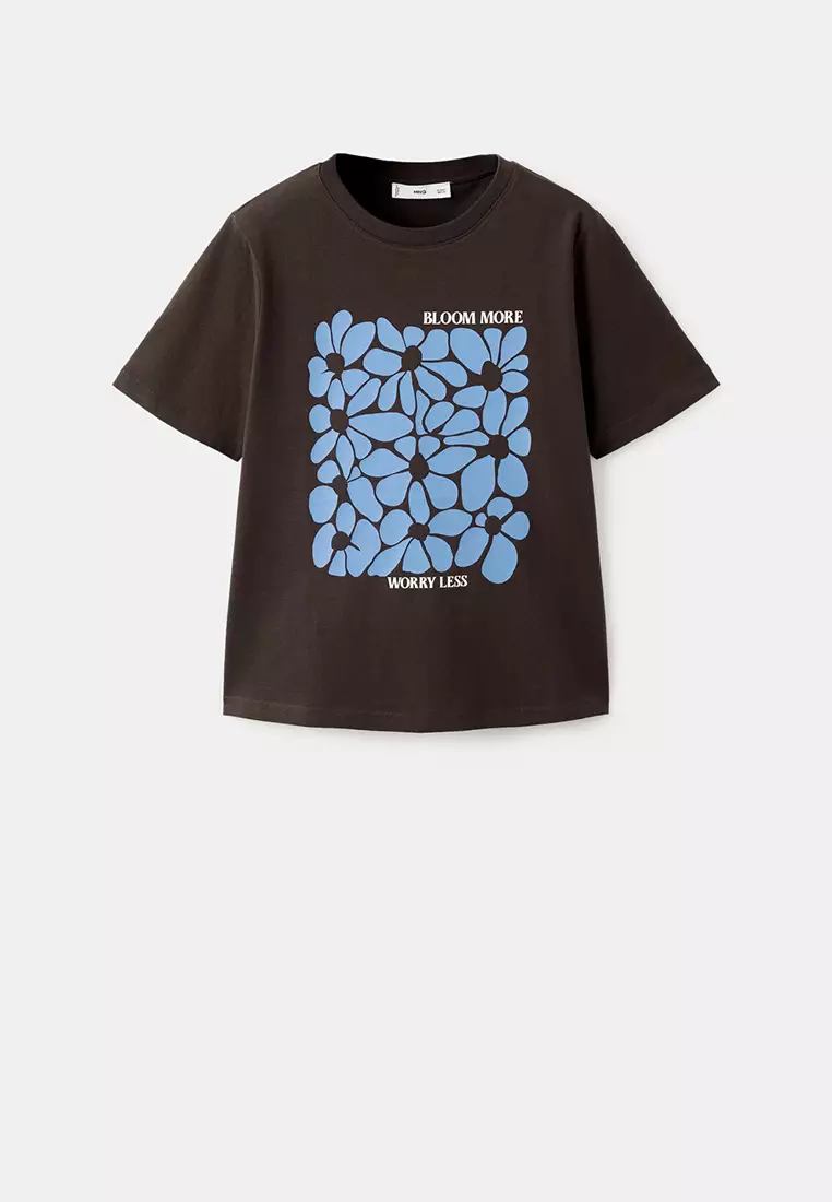 Printed Cotton-Blend T-Shirt