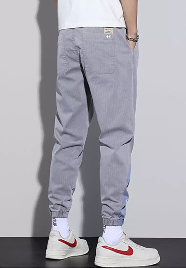 Stripe Casual Jogger Pants