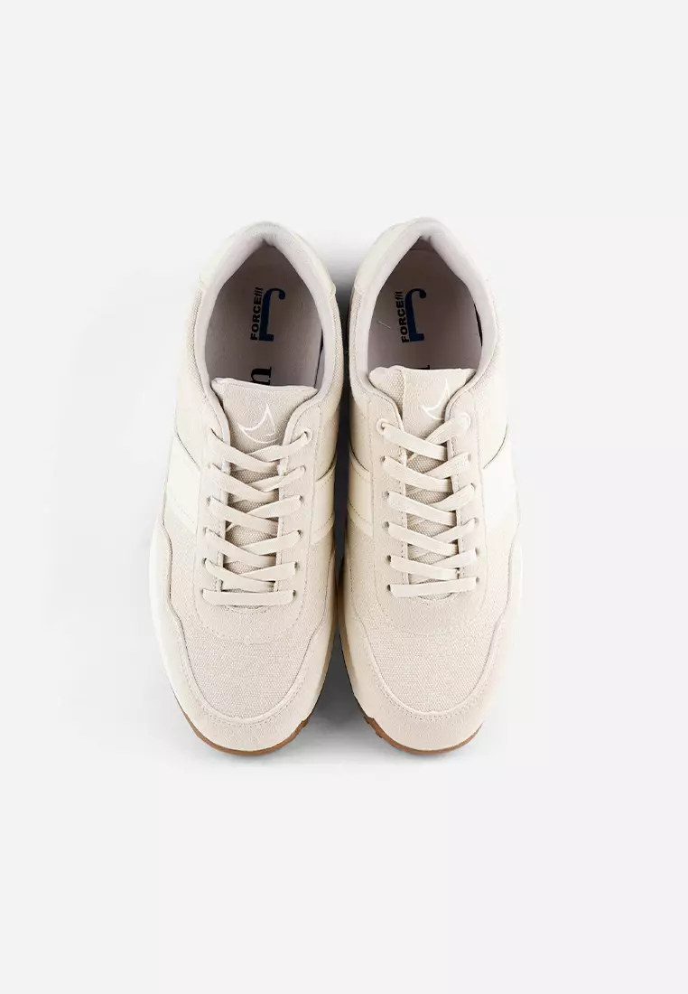 Jackson Kian 1JG Beige - Sepatu Sneakers
