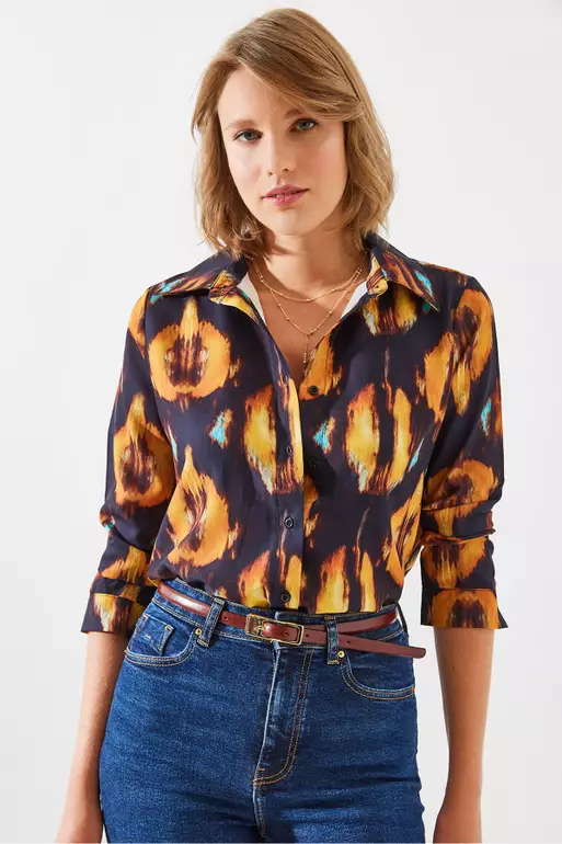 Women's Patterned Shirt Mbms010 60501010