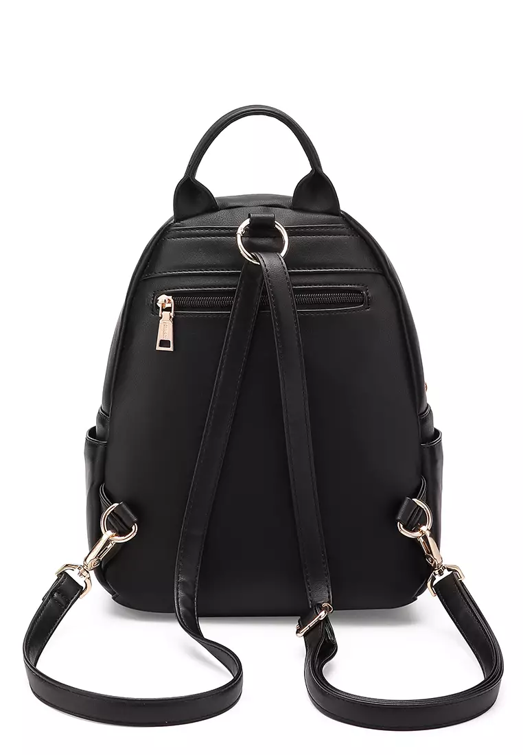GYKACO TAKA Black - Tas Ransel Wanita - Fashion Backpack (IMPORT)