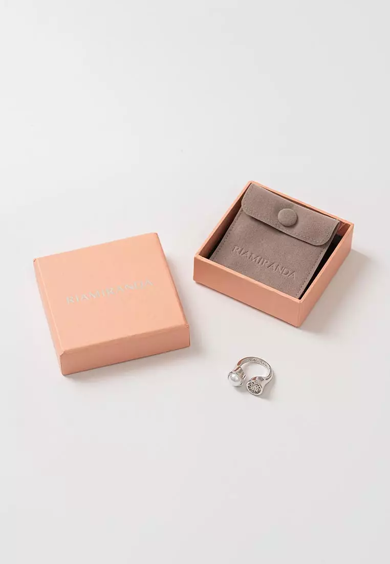 Ria Miranda Silver Niela Hijab Ring