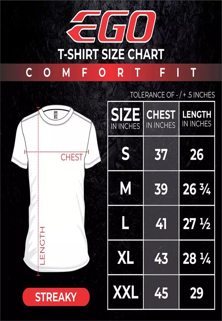 Round Neck Streaky Short Sleeve