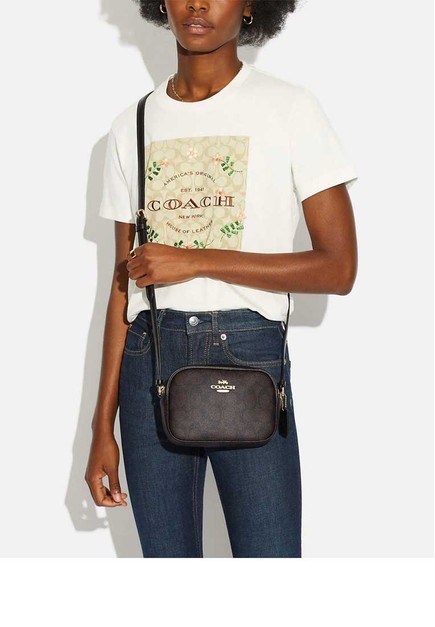 mini jamie camera bag in signature canvas