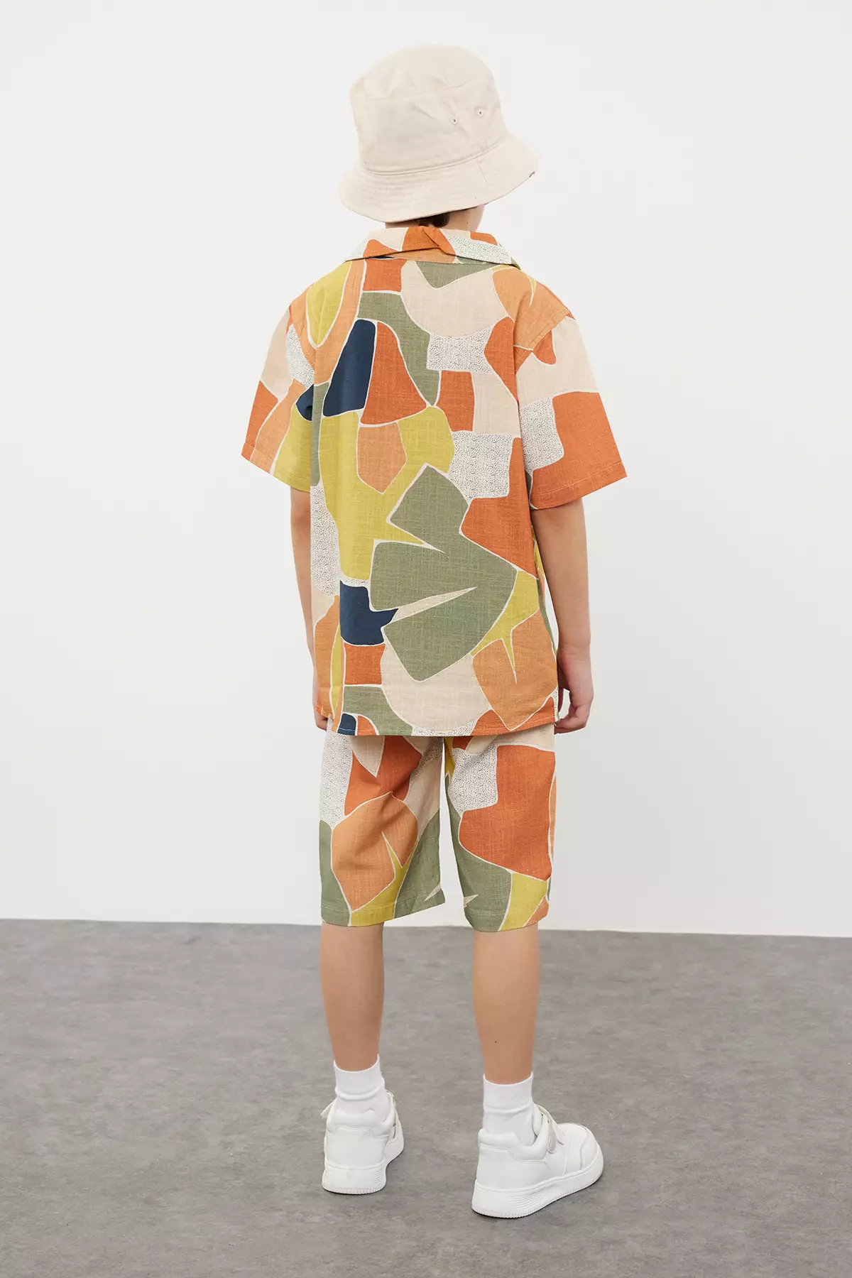 Cotton Shirt & Shorts Set